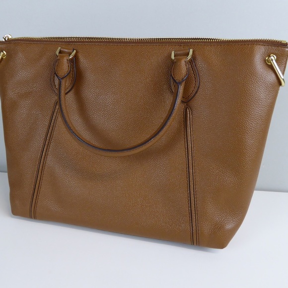 Michael Kors Bags Michael Kors Sierra Pebbled Leather Satchel Purse